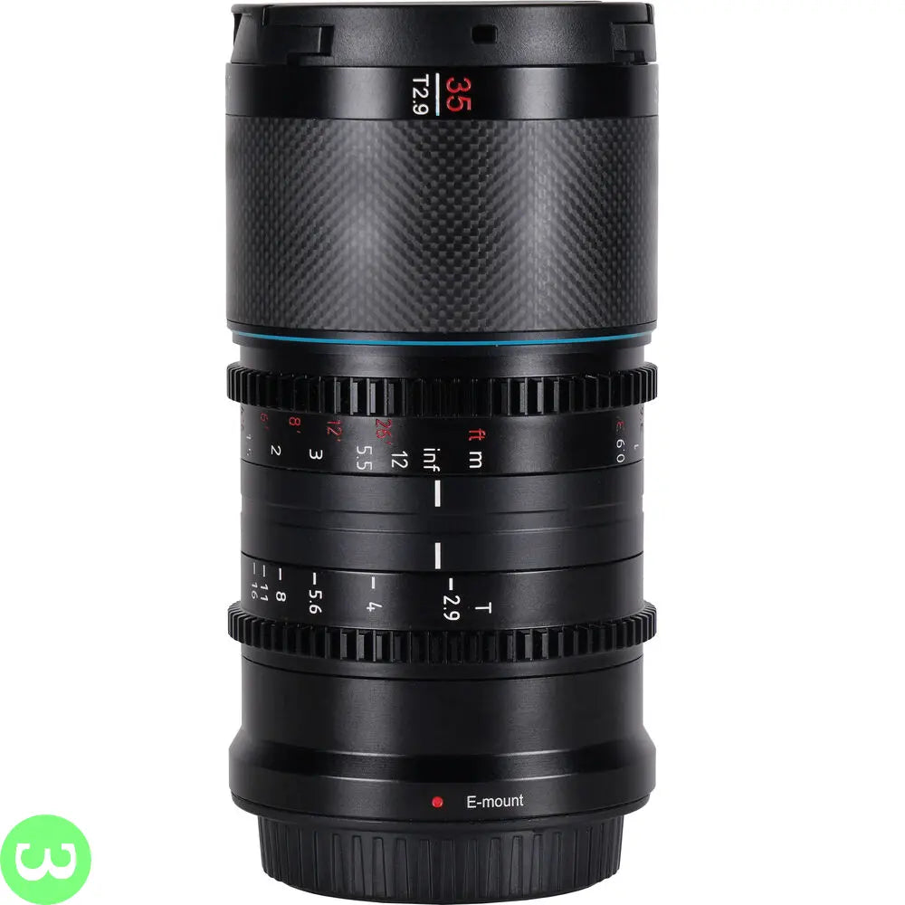 Sirui Saturn 75mm T2.9 1.6x Carbon Fiber Full-Frame Anamorphic Lens Price in Pakistan - W3 Shopping