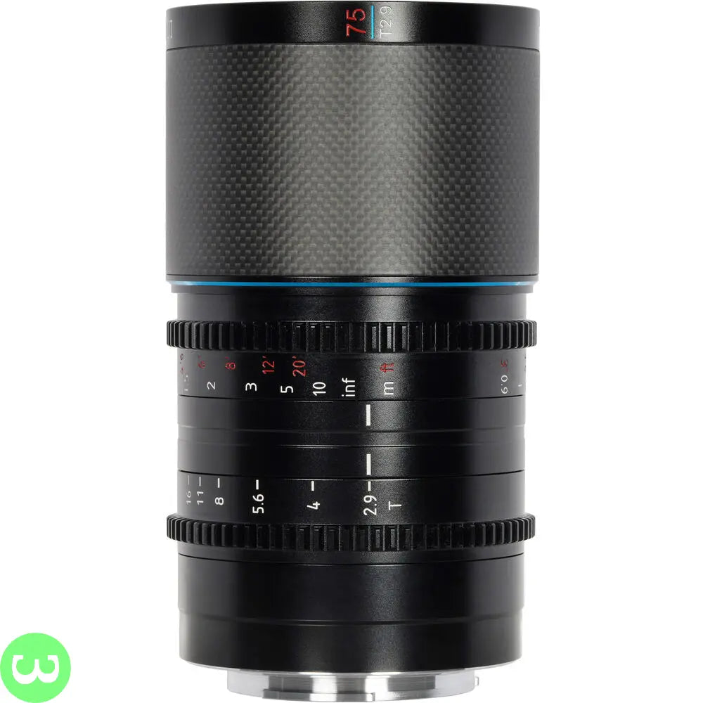 Sirui Saturn 75mm T2.9 1.6x Carbon Fiber Full-Frame Anamorphic Lens Price in Pakistan - W3 Shopping