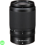 Nikon NIKKOR Z DX 50-250mm f4.5-6.3 VR Lens Price in Pakistan - W3 Shopping