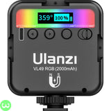 Ulanzi VL49 Rechargeable Mini Light Price in Pakistan - W3 Shopping