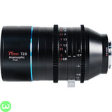 Sirui Venus 75mm T2.9 1.6x Full-Frame Anamorphic Lens Price in Pakistan - W3 Shopping