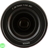 Nikon NIKKOR Z 28-75mm f2.8 Lens Price in Pakistan - W3 Shopping