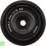Nikon NIKKOR Z 40mm f2 (SE) Lens Price in Pakistan - W3 Shopping