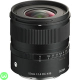 Sigma 15mm f1.4 DC Contemporary Lens Price in Pakistan - W3 Shopping
