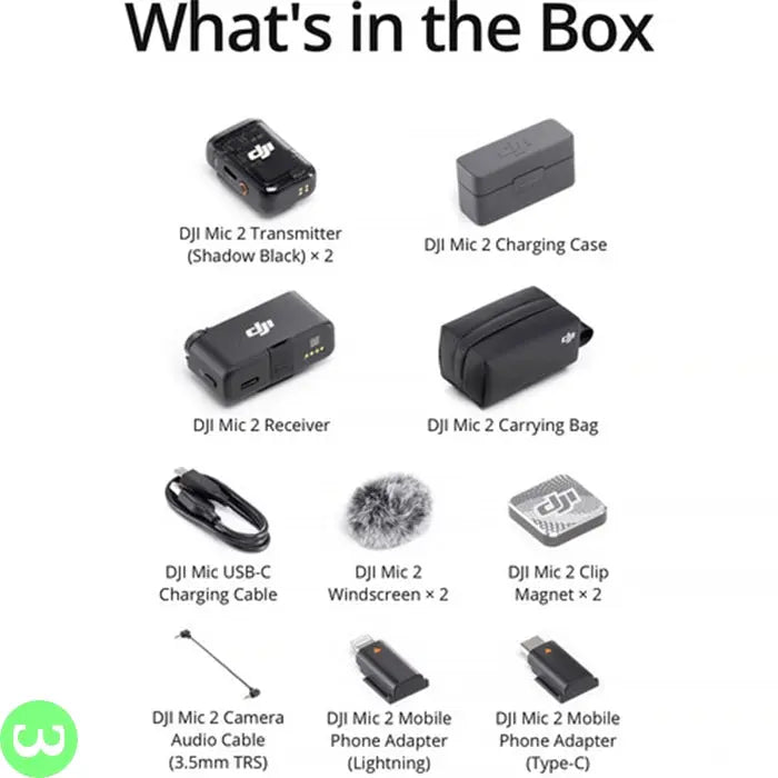 DJI MIC 2 Wireless Microphone Kit Price in Pakistan W3 Shopping