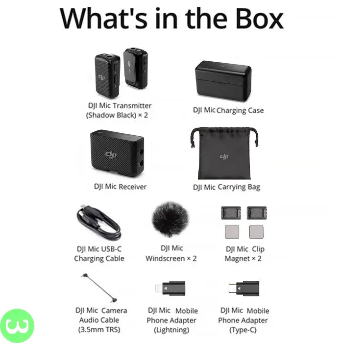 DJI MIC 2 Wireless Microphone Kit Price in Pakistan W3 Shopping