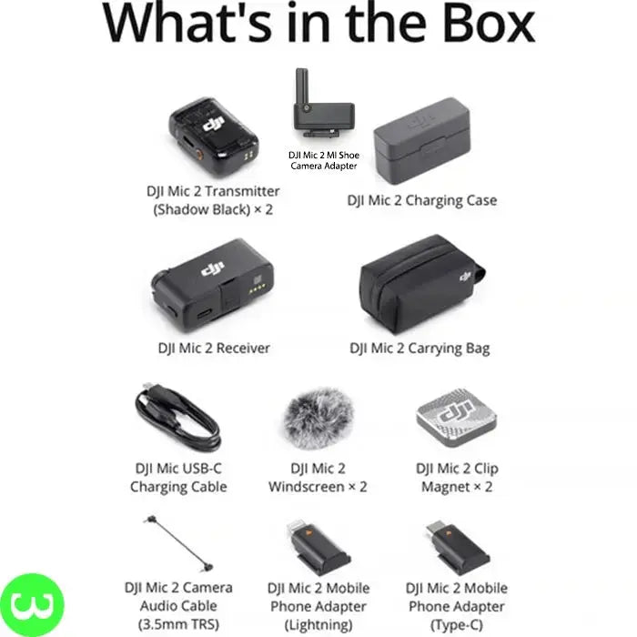 DJI Mic Wireless Microphone Kit Price in Pakistan W3 Shopping