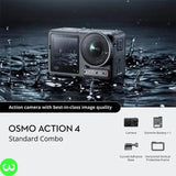 DJI Osmo Action 4 Standard Combo Price in Pakistan - W3 Shopping