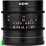 Laowa 9mm T2.9 Zero D Cine Lens W3 Shopping