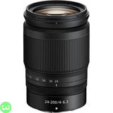 Nikon NIKKOR Z 24-200mm f4-6.3 VR Lens Price in Pakistan - W3 Shopping