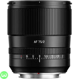 TTArtisan 75mm f2 AF Lens Price in Pakistan - W3 Shopping